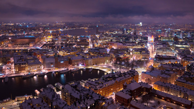 Ny�rsfirande i Stockholm